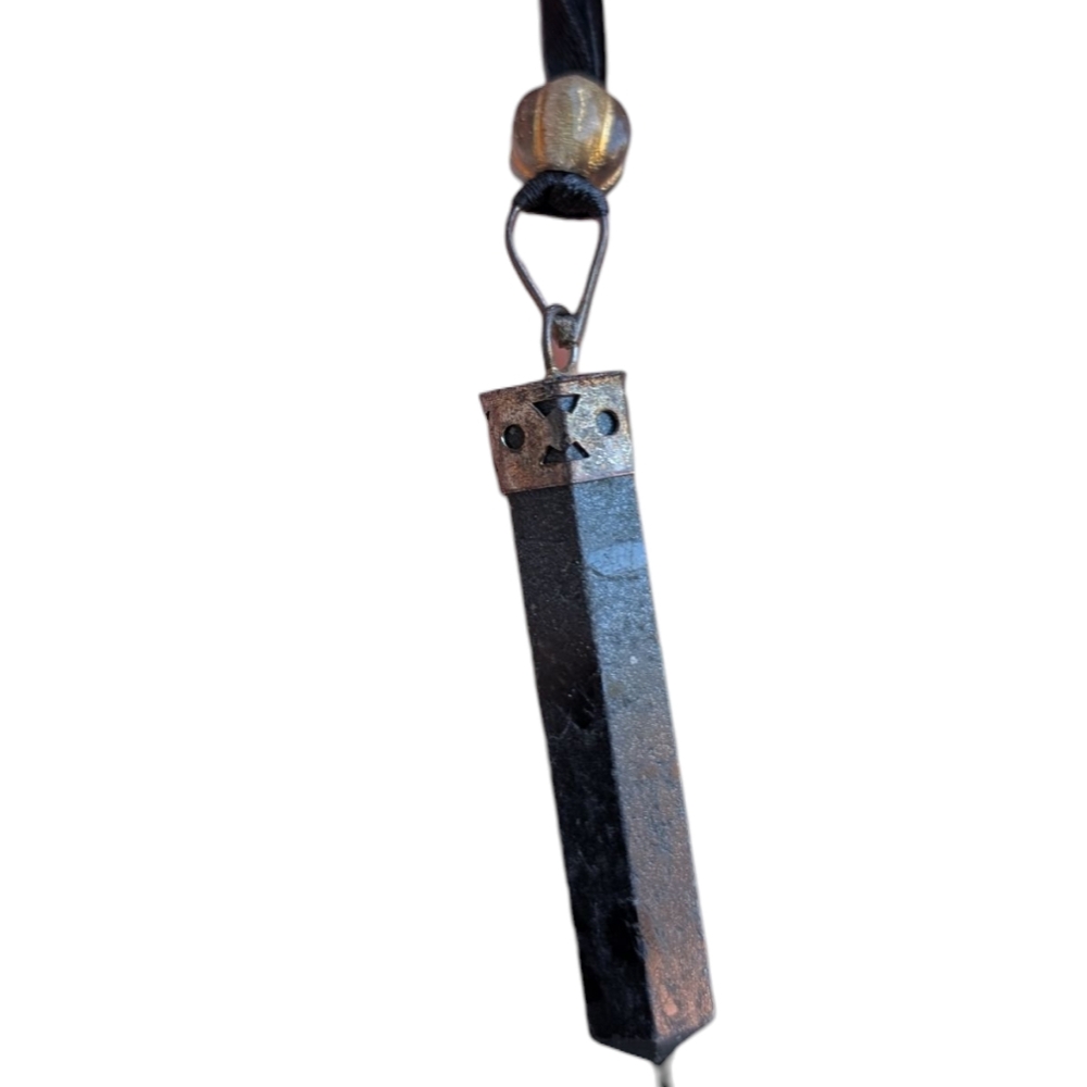 FREE! Black Crystal Pendant Necklace